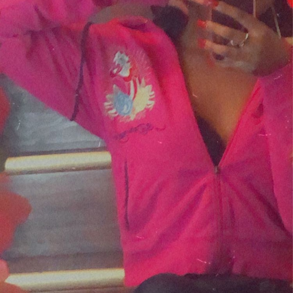Hot Pink Vintage Ed Hardy Jacket